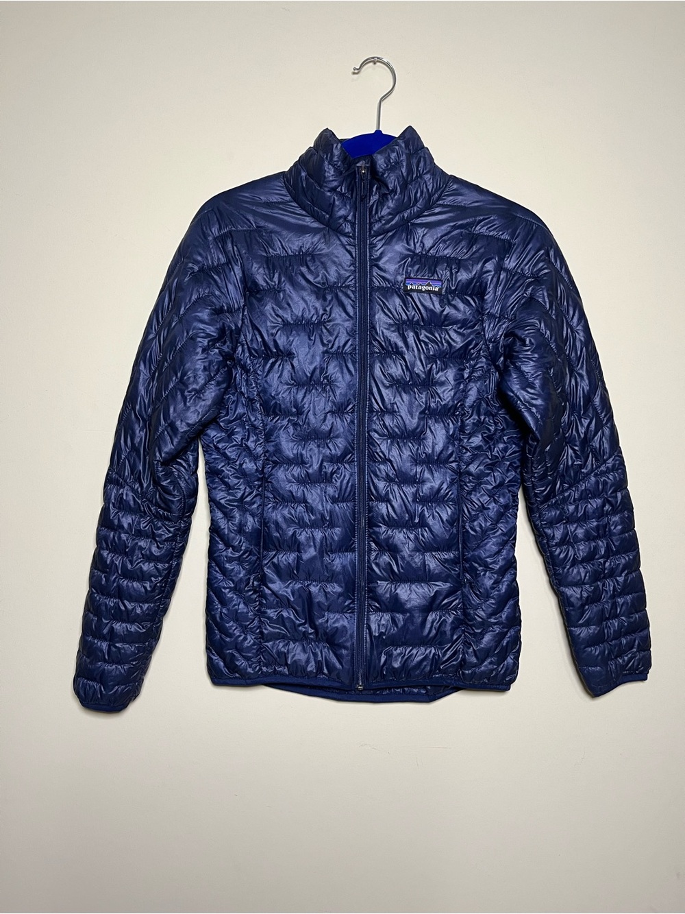 Patagonia Womens Micro Puff Jacket Puffer Classic Navy Blue Size XS 84070 FA18